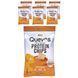 Quevos, Pita Style Protein Chips, Cheddar, 6 Family Pack Bags, 3.2 oz (90 g) Each