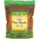 Насіння льону органік Now Foods (Flax Seeds) 907 г фото