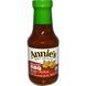 Organic BBQ Sauce with Liquid Smoke and Maple Syrup, Annies Naturals, 12 oz (340 g)