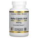 Альфа-ліпоєва кислота California Gold Nutrition (Alpha Lipoic Acid) 600 мг 120 рослинних капсул фото