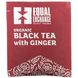 Equal Exchange, Органический черный чай с имбирем, 20 чайных пакетиков, 1,41 унции (40 г) фото