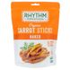 Органические морковные палочки, без панировки, Rhythm Superfoods, 1,4 унции (40 г) фото
