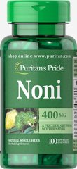 Нони, Noni, Puritan's Pride, 400 мг, 100 капсул купить в Киеве и Украине