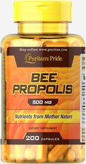Бджола прополіс, Bee Propolis, Puritan's Pride, 500 мг, 200 капсул