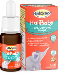 Пробиотики капли для детей от 6 месяцов Haliborange (Baby Live Cultures) 5 мл купить в Киеве и Украине