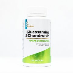 Комплекс для суглобів глюкозамін хондроїтин ABU All Be Ukraine (Glucosamine & Chondroitin) 120 капсул