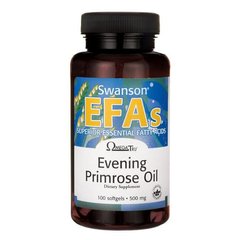Олія вечірньої примули, Eveninг Primrose Oil (OmeгaTru), Swanson, 500 мг, 100 капсул