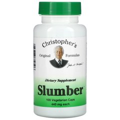 Натуральное снотворное Christopher's Original Formulas (Slumber) 440 мг 100 капсул купить в Киеве и Украине