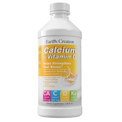 Кальцій з вітамінами Д, К та С напій Earth`s Creation (Calcium Drink with Vitamins D K&C) 473 мл