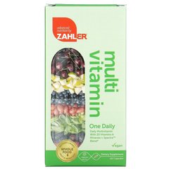 Zahler, One Daily, мультивитамины для ежедневного приема с 20 витаминами и минералами + смесь Spectra, 60 капсул купить в Киеве и Украине