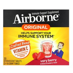 AirBorne, Добавка для підтримки імунітету, ягоди, 3 тюбики, 10 шипучих таблеток у кожній