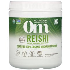 Рейша грибний порошок OM Organic Mushroom Nutrition (Reishi) 200 г