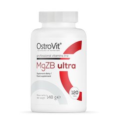 Магній, цинк та вітамін В6 OstroVit (MGZB ULTRA) 120 таблеток