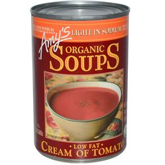 Органический обезжиренный томатный крем-суп, с низким содержанием натрия, Amy's, 14,5 унций (411 г) купить в Киеве и Украине