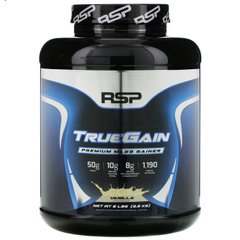 TrueGain Преміум гейнер для маси, ваніль, RSP Nutrition, 2,6 кг