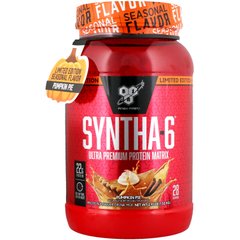 Syntha-6, Energy, ультра преміальна протеїнова матриця, гарбузовий пиріг, BSN, 2,91 ф (1,32 кг)