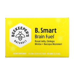 Вітаміни для мозку, B. LXR Brain Fuel, Beekeeper's Naturals, 6 флаконів по 10 мл кожен