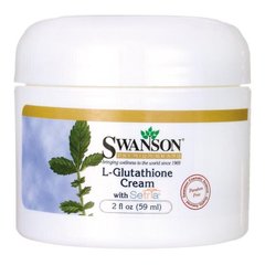 L-глутатіон крем з сетрією, L-Glutathione Cream with Setria, Swanson, 59 мл