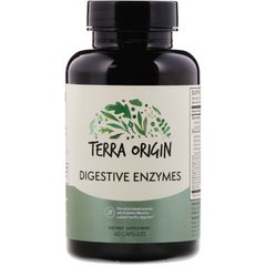 Травні ферменти Terra Origin (Digestive Enzymes) 60 капсул