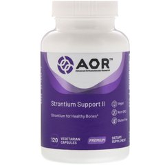 Стронций Advanced Orthomolecular Research AOR (Strontium Support II) 341 мг 120 капсул купить в Киеве и Украине