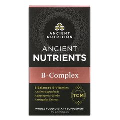 Axe / Ancient Nutrition, Ancient Nutrients, B-комплекс, 60 капсул