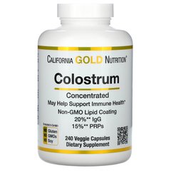 Концентрированное молозиво California Gold Nutrition (Colostrum Concentrated) 240 капсул купить в Киеве и Украине