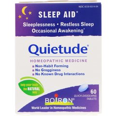 Quietude, допомога сну, Boiron, 60 швидкорозчинних таблеток