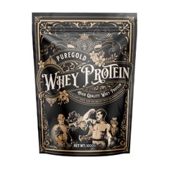 Протеїн полуничний молочний коктель Pure Gold (Vintage Whey Strawberry Milkshake) 1 кг