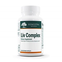 Підтримка печінки Genestra Brands (Liv Complex) 90 капсул