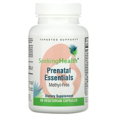 Пренатальні вітаміни без метилу Seeking Health (Prenatal Essentials) 60 вегетаріанських капсул