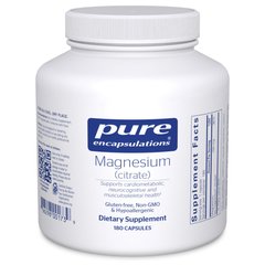 Магний Цитрат Pure Encapsulations (Magnesium Citrate) 180 капсул купить в Киеве и Украине