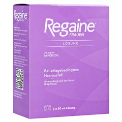 Раствор миноксидила 2% для женщин от выпадения волос REGAINE (2% Minoxidil For Women) 3 шт по 60 мл купить в Киеве и Украине