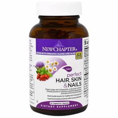 Вітаміни для нігтів волосся та шкіри New Chapter (Perfect Hair Skin & Nails) 60 вегетаріанських капсул