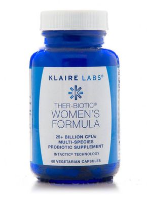 Пробіотики для жінок Klaire Labs (Ther-Biotic Women's Formula) 60 вегетаріанських капсул