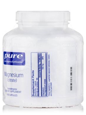Magnesium Citrate Pure Encapsulations 180 capsules
