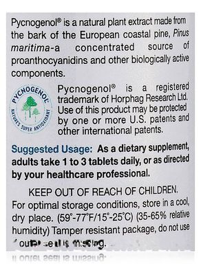 Пікногенол Douglas Laboratories (Pycnogenol) 90 таблеток