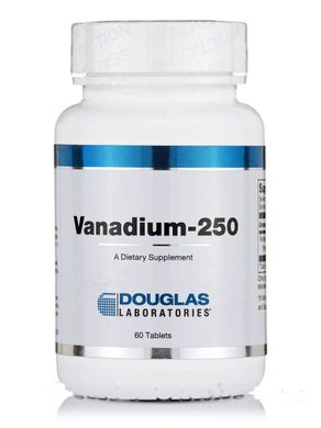 Ванадій Douglas Laboratories (Vanadium-250) 60 таблеток