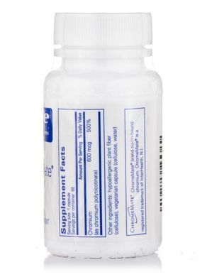 Хром Pure Encapsulations (ChromeMate GTF) 600 мкг 60 капсул купить в Киеве и Украине
