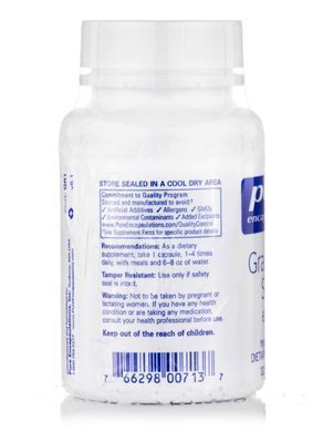 Экстракт семян грейпфрута Pure Encapsulations (Grapefruit Seed Extract) 120 капсул купить в Киеве и Украине