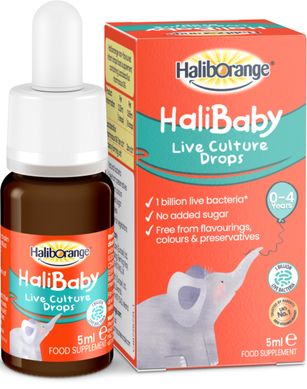 Пробіотики краплі для дітей від 6 місяців Haliborange (Baby Live Cultures) 5 мл