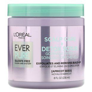Скраб для детокса и очищение кожи головы L'Oreal (Ever Pure Scalp Care + Detox Scrub) 236 мл купить в Киеве и Украине