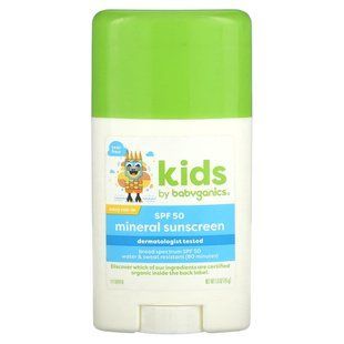 Babyganics, Kids Mineral Sunscreen, SPF 50, 1.6 oz (45 g)