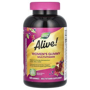 Мультивитамины для женщин Nature's Way (Vitamins) 60 жевательных конфет купить в Киеве и Украине