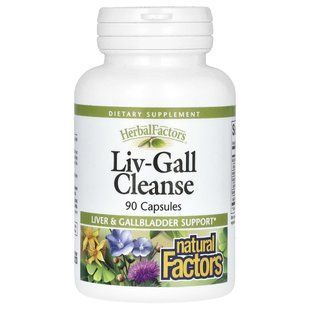 Liver Support (Liv-Gall Cleanse), Natural Factors, 90 capsules