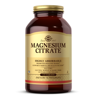 Магній Цитрат Solgar (Magnesium Citrate) 120 таблеток