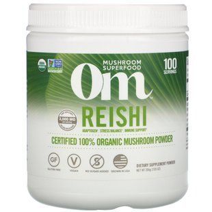 Reishi Mushroom Powder OM Organic Mushroom Nutrition (Reishi) 200 g