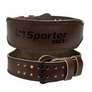 Пояс для тренувань Sporter (Belt MFB-251.4) розмір M коричневий