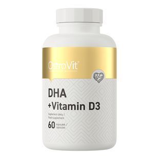 OstroVit-DHA + Vitamin D3 OstroVit 60 капсул купить в Киеве и Украине