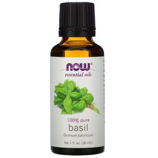 Эфирное масло базилика Now Foods (Essential Oils Basil) 30 мл купить в Киеве и Украине