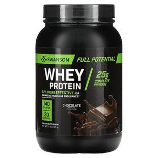 Swanson, Whey Protein, Chocolate, 2.5 lbs (1,125 g)